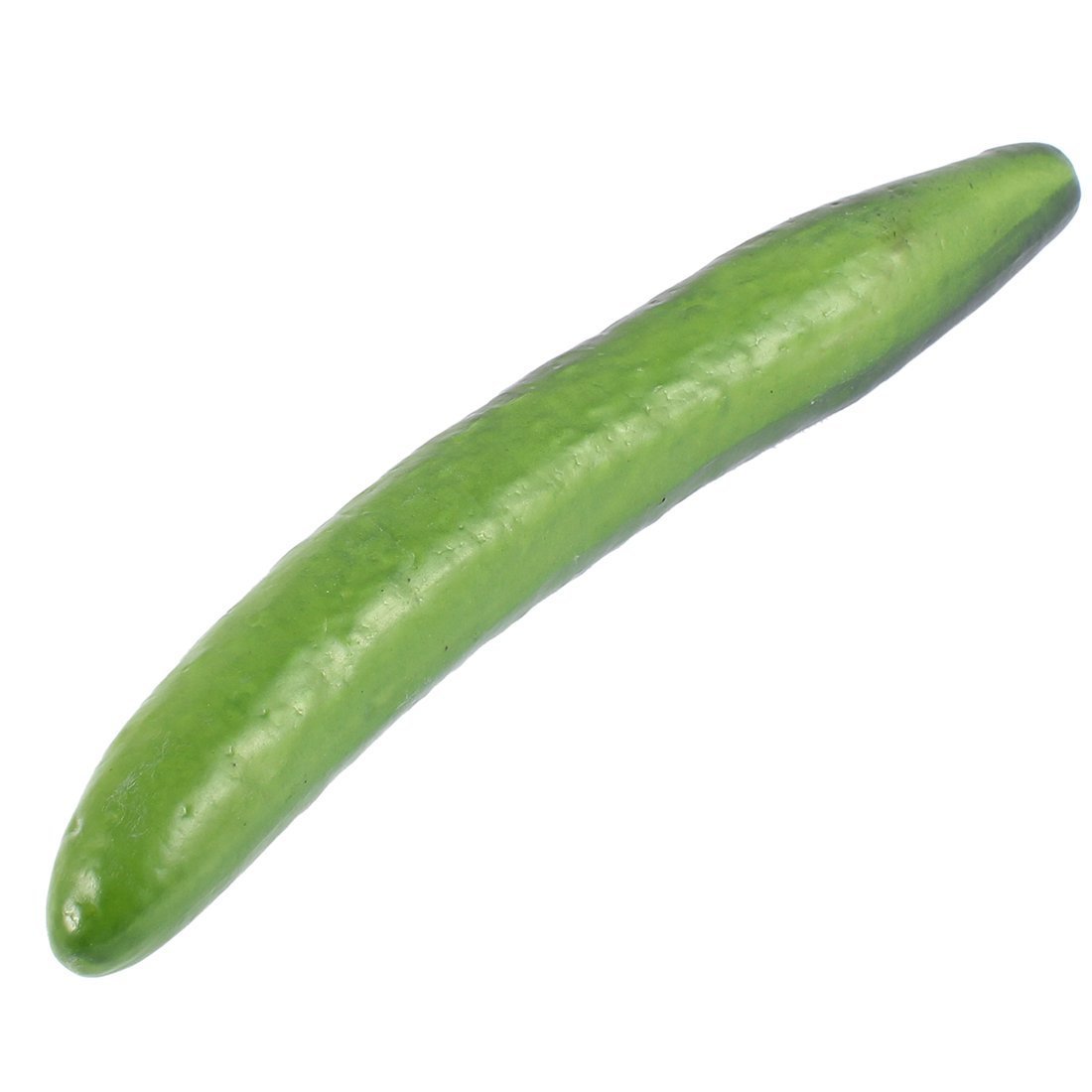 sourcingmap® Plastic Decorative Artificial Cucumber 24cm Long Green