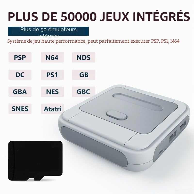 Déverrouillez le plaisir avec la console de jeux vidéo rétro Game Box X prenant en charge plus de 33 000 jeux disponibles aujourd'hui