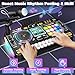 OZMI Kids DJ Music Mixer Table Board Set Toy with Microphone, Lights – Interactive Musical Toys for Ages 3-12 | 100+ Sounds, Piano Keys, Disco Mode, Rechargeable for Kids Boys & Girls
