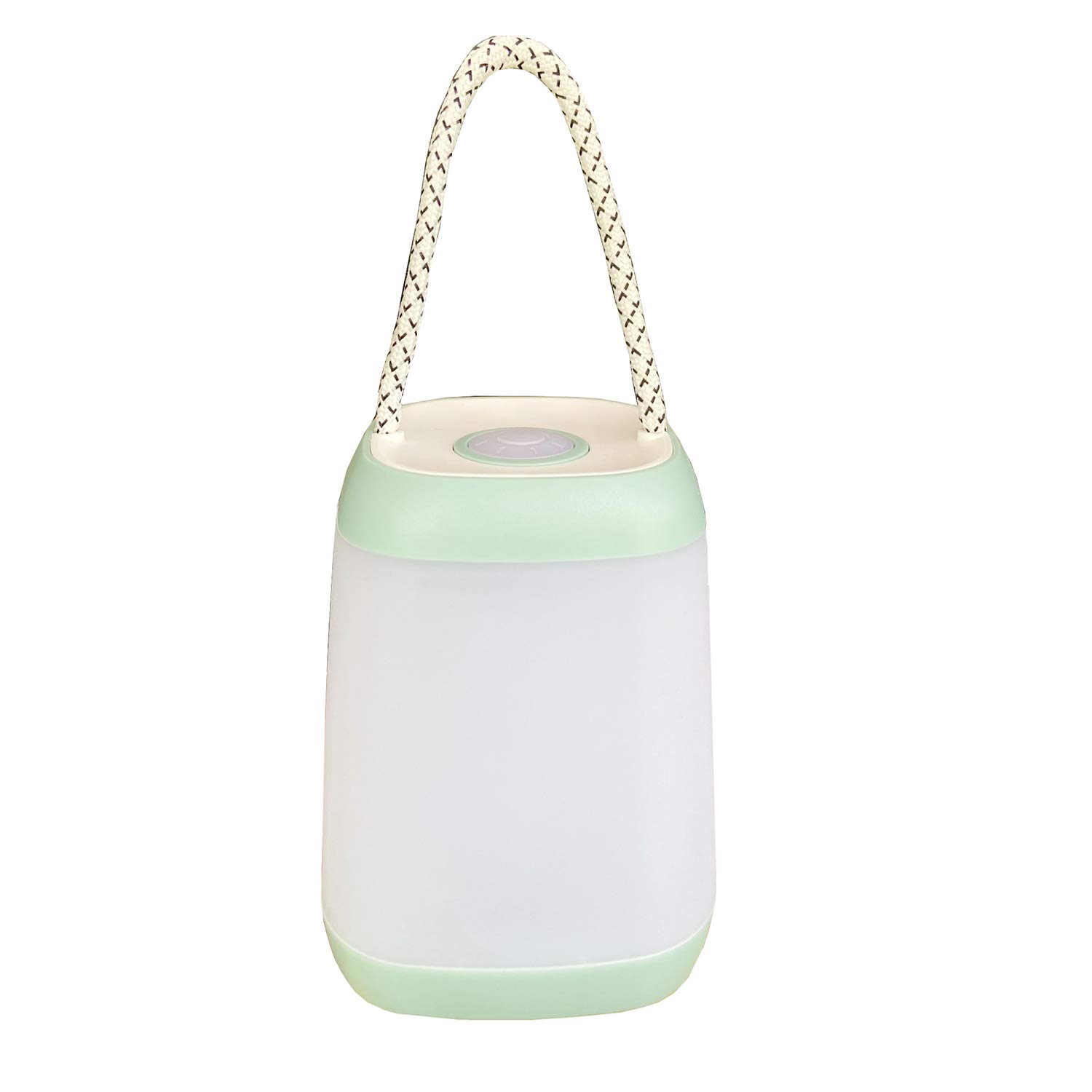 Nursery Night Light, 3 Light Modes Desktop Nightlight, Touch Warm White Light, 150 Lumen 16 LED 360 Degrees Light, Waterproof Rechargeable Portable Bedside Lamp for Reading, Sleeping, Camping (Green)