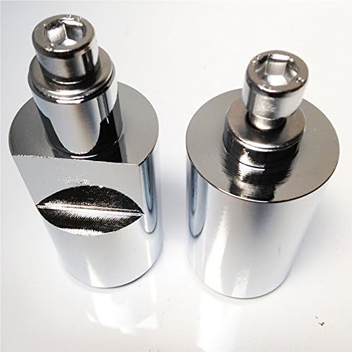 XKMT-No Cut Aluminum Frame Slider Crash Protector Compatible With 2005 2006 Gsxr 1000 Gsx-R Chromed [B00YWCU9IA]