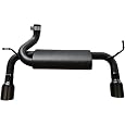 MagnaFlow 15160 axle-back exhaust showing MagnaFlow stainless muffler and polished tips
