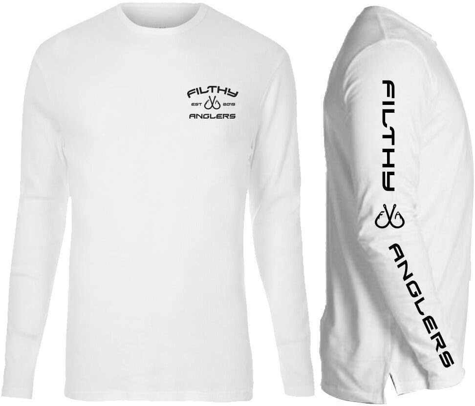 Filthy Anglers Long Sleeve Lightweight Cotton Fishing Shirt for Men & Women