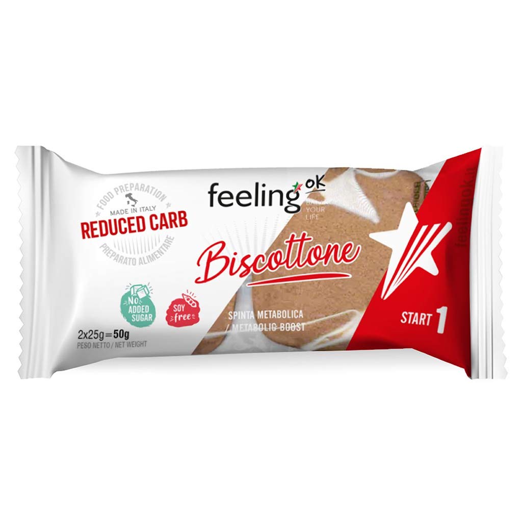 FEELING OK START BISCOTTONE 50 GR Vaniglia-​Limone