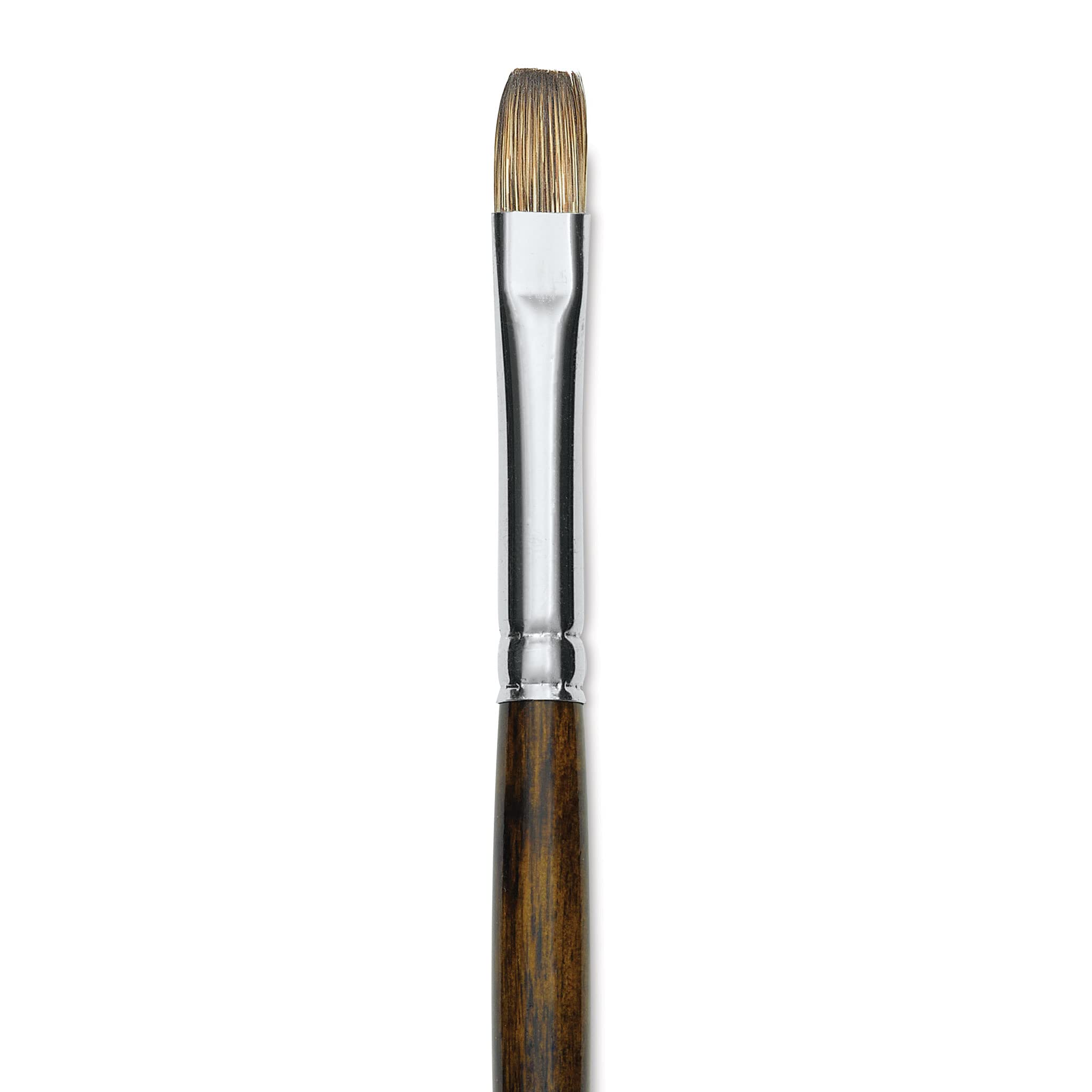 Silver Brush Limited 26026 Monza Bright Brush for Oil & Acrylics Paintings, Size 6, Long Handle
