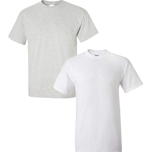 Gildan Men's Ultra Cotton T-Shirt, Style G2000, 2-Pack