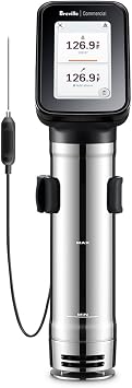 Breville Commercial CSV750PSS HydroPro Plus Sous Vide Immersion Circulator | Commercial-grade sous vide cooker with precision temperature probe, built-in cooking guide, and HACCP logging