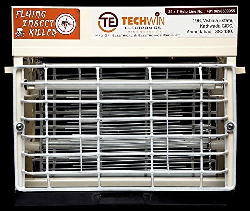 Techwin Insect Killer Machine/Bug Zapper 20w Fly Catcher for Home Restaurants, Hotels & Offices, UV Bulbs, Insect Control (Ivory) 230 v (100% Made in India)-image-33