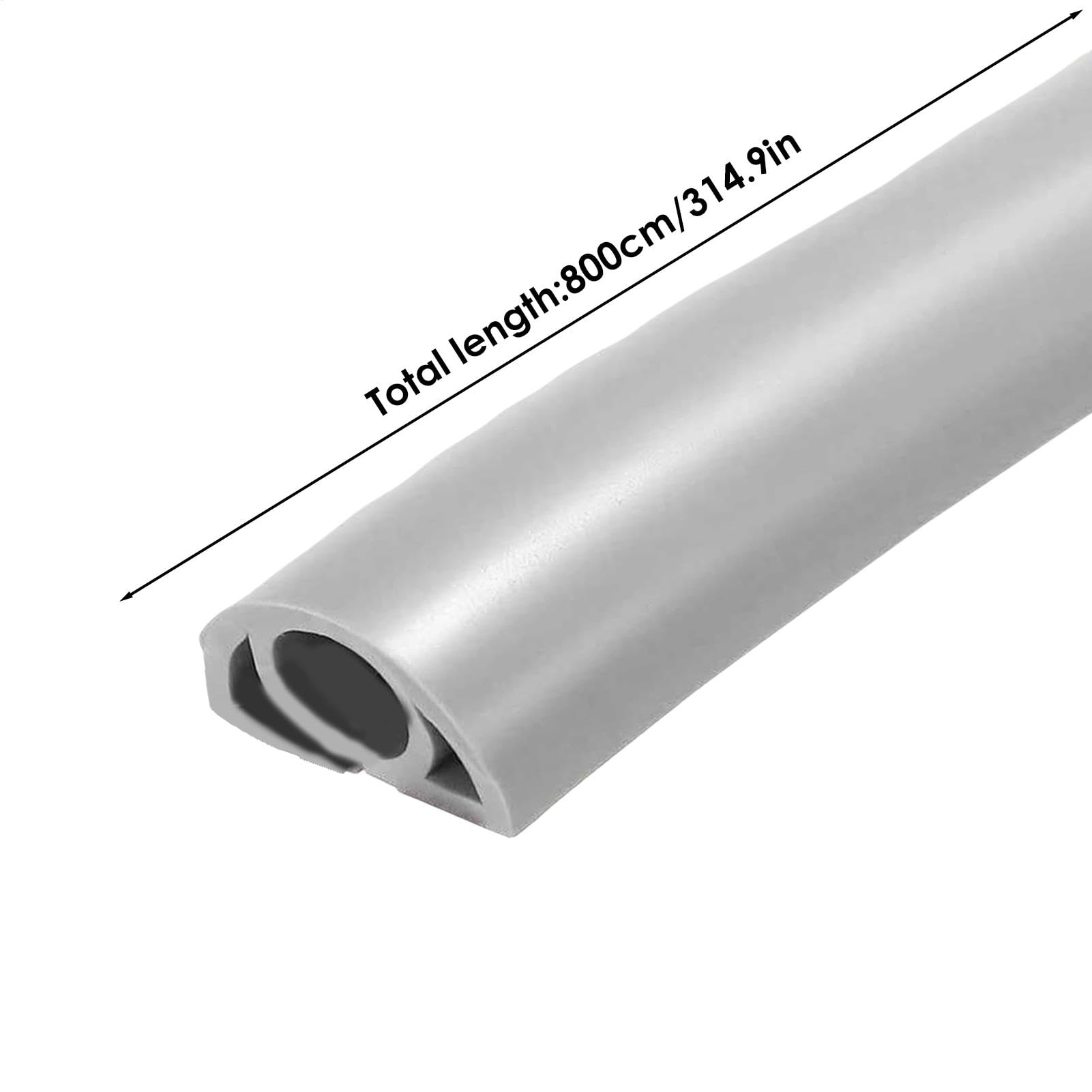 Cubierta de cable eléctrico para suelo, cubierta de cable de suelo - Suelo de protección de cable flexible de PVC ignífugo | Protección de cable autoadhesiva para gestión de cables domésticos, oficina