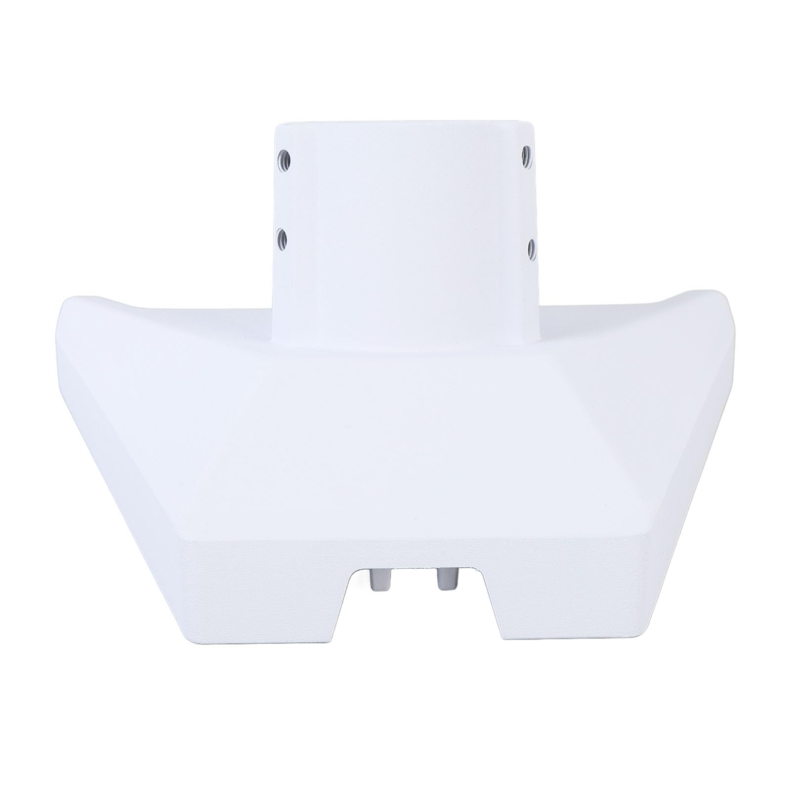 Generic Bezpieczne Mocowanie Adapter Rury Satelitarnej Ze Stopu Aluminium, Regulowany Kąt, Zapewniający Stabilne Podparcie i dużą nośność (WHITE)