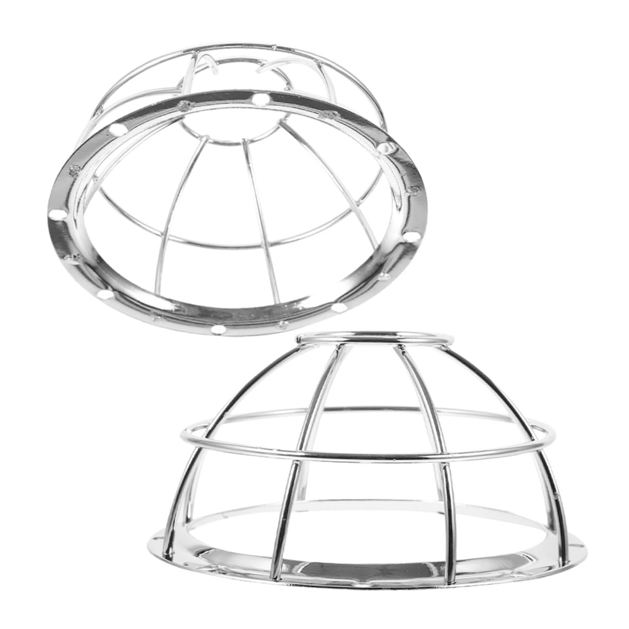 Hohopeti 8 Piezas Protector de Detector de Humo de Acero Inoxidable de Malla Resistente para Sensor de Fácil Instalación y Protección Duradera para de Alarma