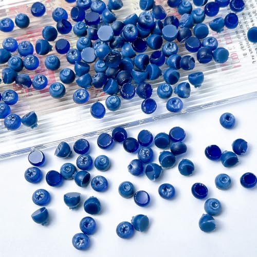 3D Blueberry Nail Charms, 100pcs Resin Fruit Nail Rhinestones and Gems, Cute Blueberry Nail Accessories for DIY Manicure Design, Nail Supplies for Artificial Natural Nails — view 6