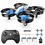 Holy Stone Mini Drone for Kids and Beginners RC Nano Quadcopter Indoor Small Helicopter Plane with Auto Hovering, 3D Flip, Headless Mode and 3 Batteries, Great Gift Toy for Boys and Girls