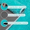 ZJYeRug 8x10 ft Rugs for Living Room,Girl Bedroom Blue Shag Area Rug 8x10 feet Under Bed, Non-Slip Large Fluffy Carpet for Playroom, Soft Plush Carpet for Nursery Rug Home Decor Aesthetic #2