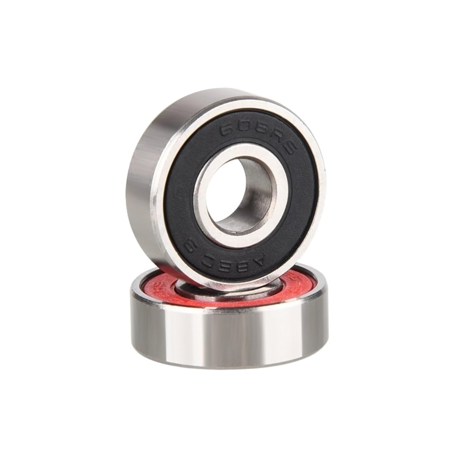 Hybrid Ceramic Ball Roller Bearing 608 high Speed 608 Skateboard Bearing(608Z Black Gold Steel Ball)