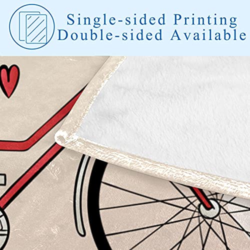 Couverture douce et chaude anti-frissons plaid vélo 150 × 100 cm - 5