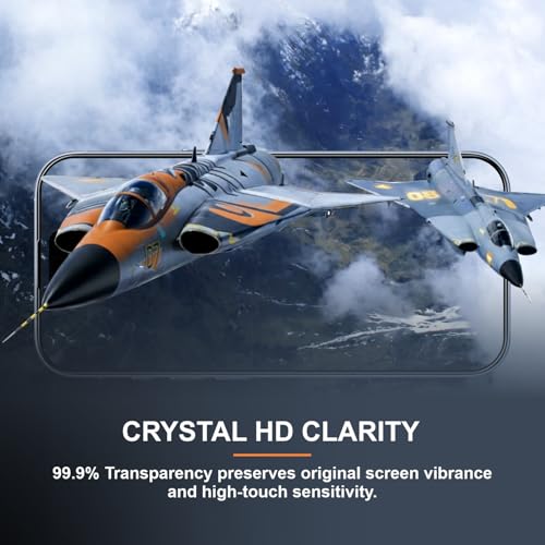 Image of Tempered Glass for Nothing Phone 1 Military Grade 9H Screen Guard, Anti-Scratch, Shatterproof, Edge-to-Edge Full Coverage - Black Border
