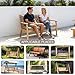 LCYY.TG Porch Swing Cushions, Outdoor Swing Replacement Cushions 3 Seater with Backrest, Waterproof Bench Cushion with Ties,for Patio,Porch, Garden,Backyard (Khaki 60 * 40 in)
