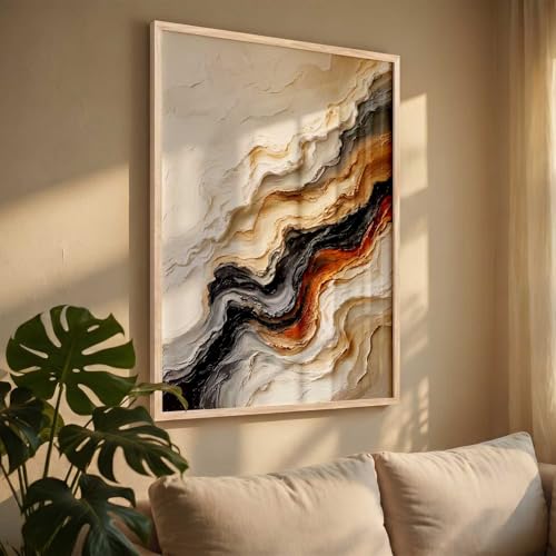 Image of kotart Aesthetic Art Home Decoration Painting | Paintings With Frame For Living Room Bed Room Hotel Wall Decor Digital Reprint (14X20 inch)