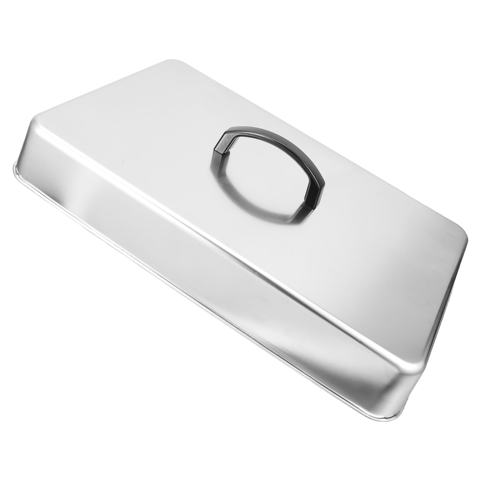 Tapa De Sartén De Acero Inoxidable Para Cocinar Al Vapor Tapa De Plancha Rectangular Accesorios De Cocina Para Parrilla y Barbacoa