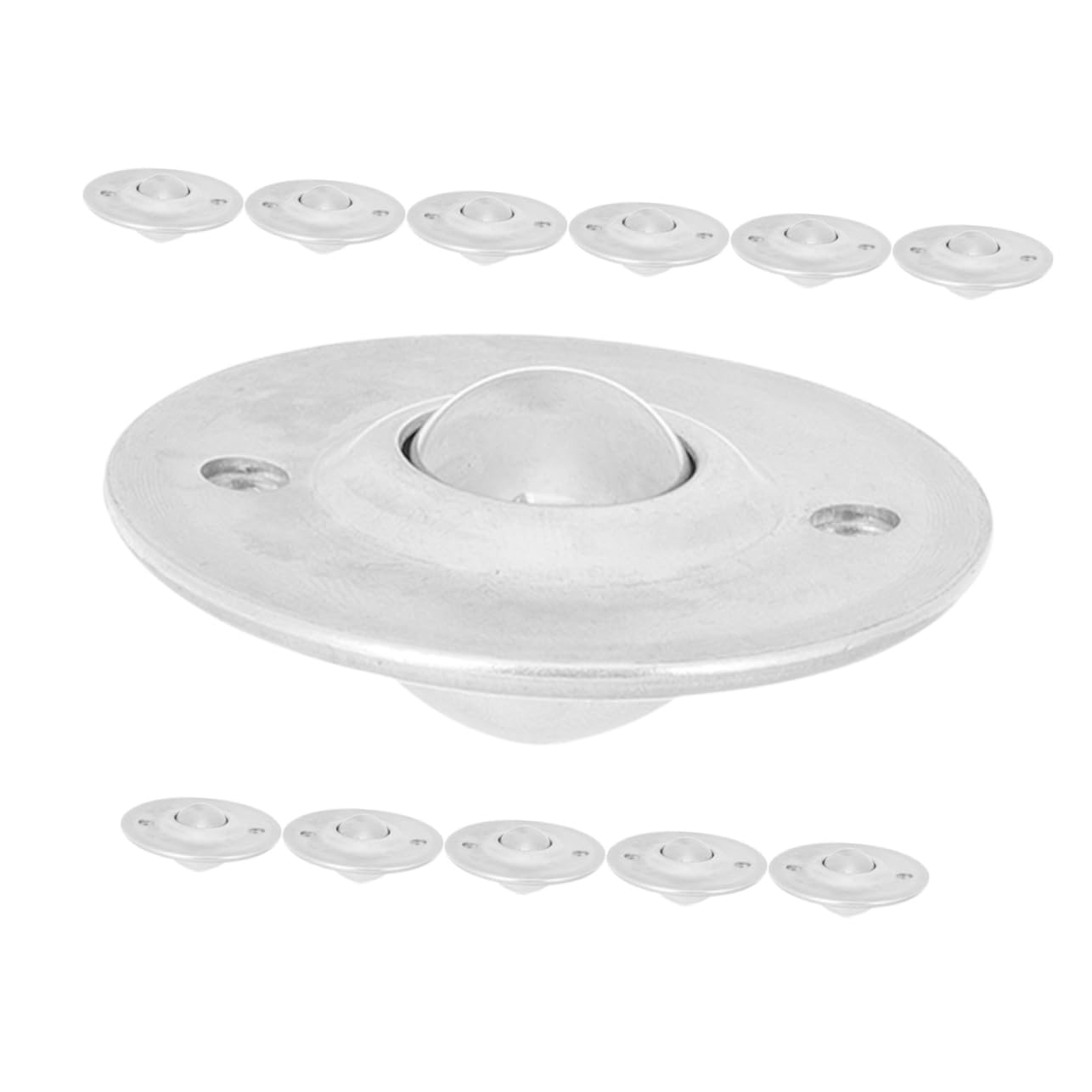 Gatuida 12pcs Universal Wheel Ball Bearing Ball Casters Roller Bearings Bearing Balls Mini Caster Wheels Roller Casters Roller Balls Appliance Casters Ball Transfer Bearings Silver Steel