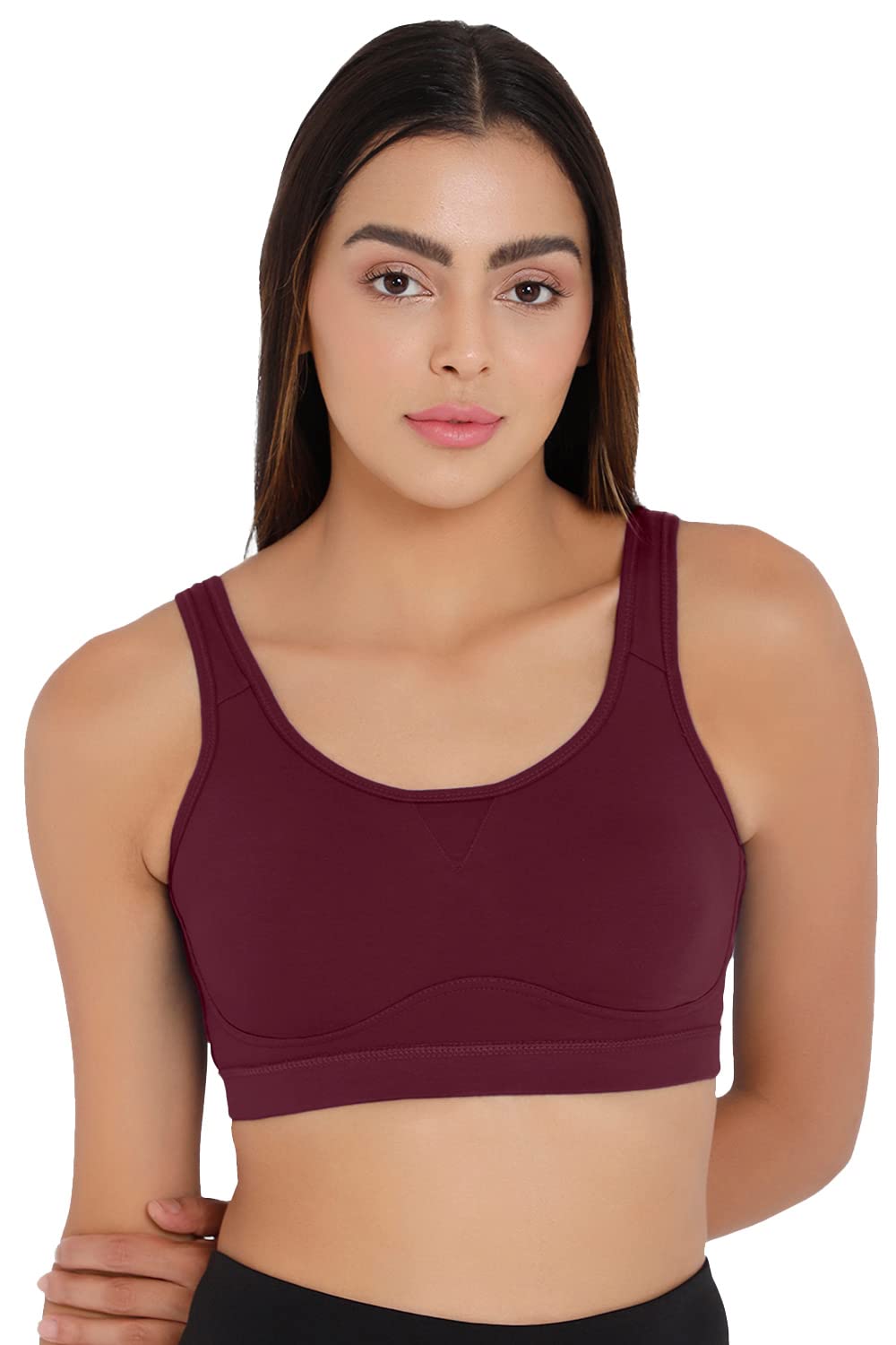 Intimacy Non Wired Non Padded High Coverage Sports Bra - CA15