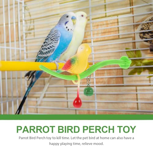 Perchoir à oiseaux de simulation pour cage animée et joyeuse - 8