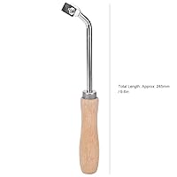 Vista 8 de Groover Beech, cuchillo ranurado de madera de acero para ranurado de madera para piso de plástico de PVC, cuarto de luna plana con moldura