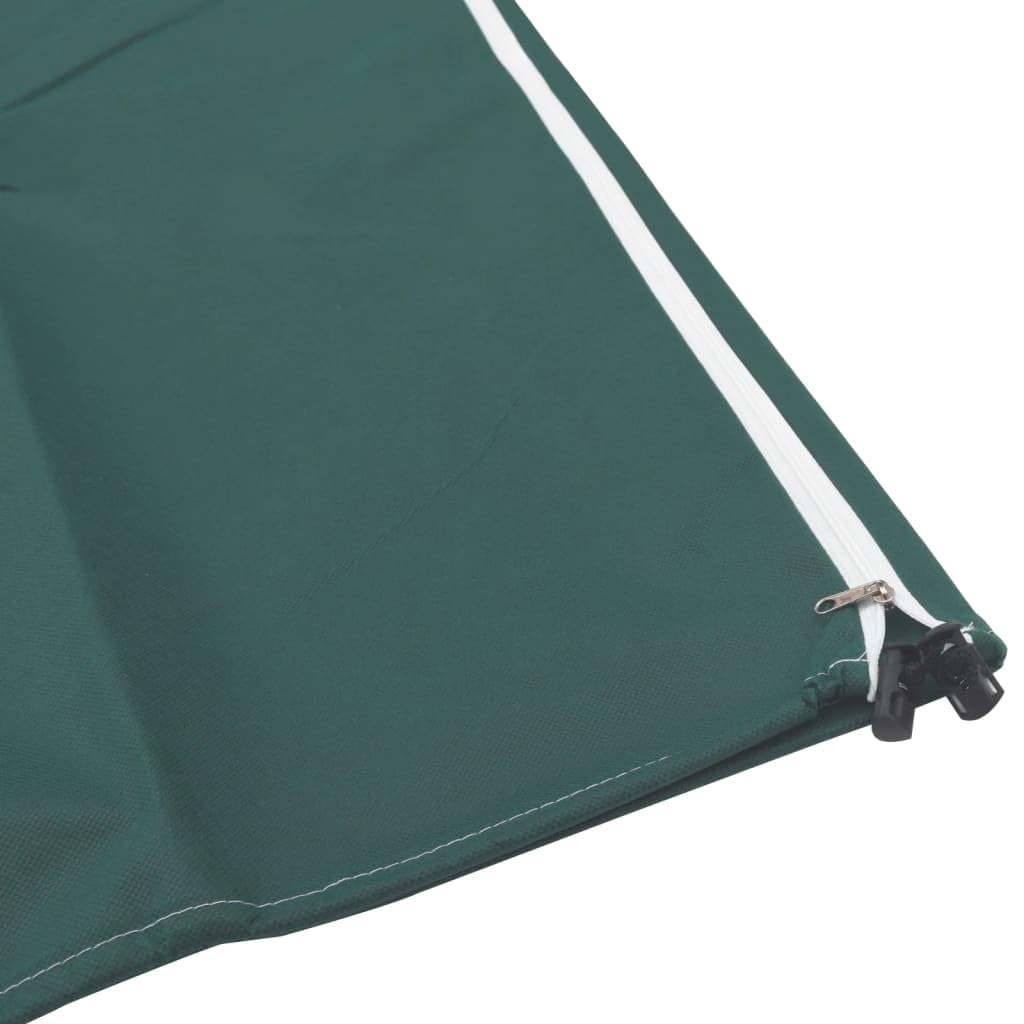 Fieltro de invierno con cremallera, 10 unidades, 70 g/m², 3,93 x 3 m, protección contra heladas, transpirable, duradero, cordón, acceso lateral, resistente a la intemperie, uso múltiple