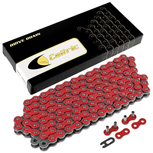 Caltric Red Drive Chain Compatible With Honda Crf230F Crf230L Crf230M 2003-2018 #TOP16