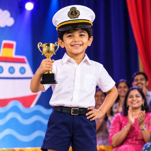 Image of Raj Costume Freedom Fighter Costume for Kids | Independence Day Fancy Dress | Patriotic School Function Dress | Boys & Girls
