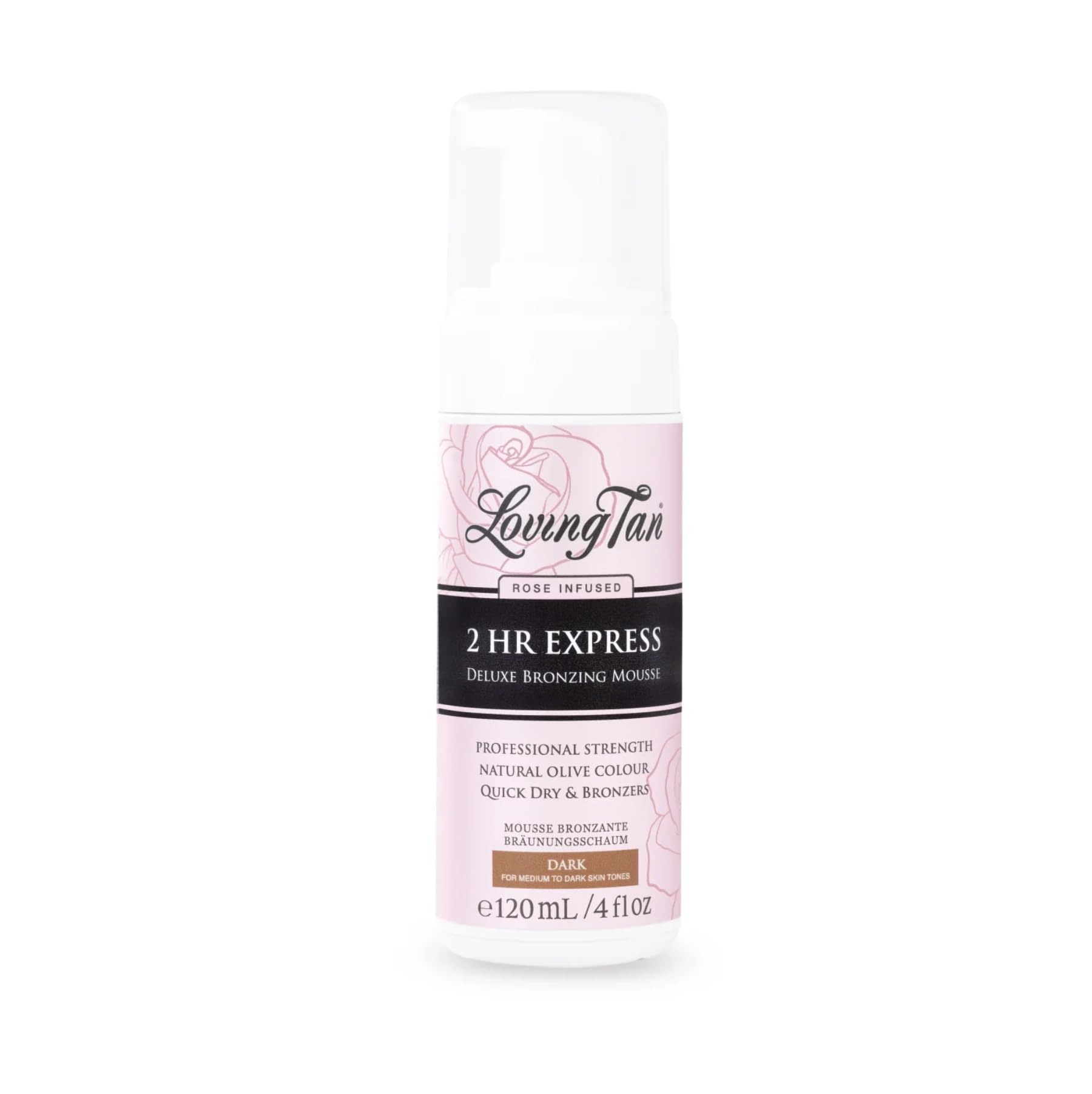 Loving Tan Rose 2 HR Express Mousse - Dark