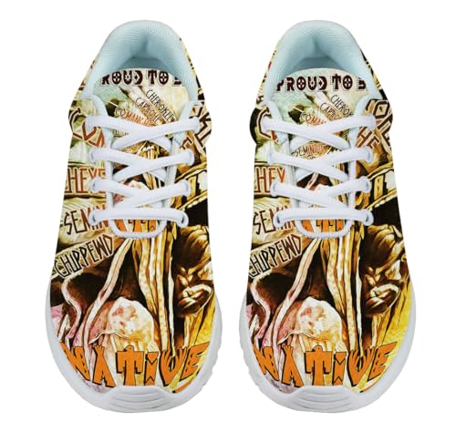 Proud to Be Native American Flag Shoes for Women Men Trail Running Casual Fashion Sneakers Slip-on Tennis Shoes2