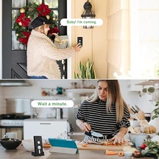 Pumwoy 3 Pezzi Interfono Senza Fili, Interfono Vocale Bidirezionale 500M, Campanello Wireless a Lungo Raggio Impermeabile, Citofono Vocale, Intercomunicatore Wireless per Casa, Ufficio