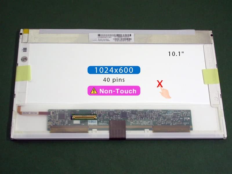 10.1" Screen Replacement for HP Mini 101 102 110 110 Netbook LCD Display Panel 40 pins (WSVGA 1024×600 Non-Touch)