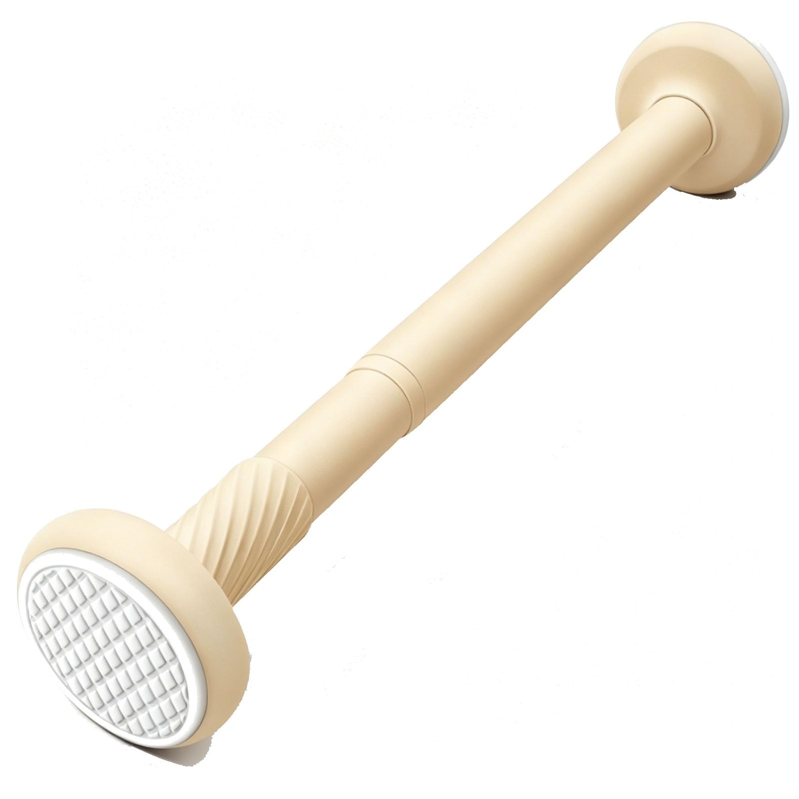 Tension Shower Curtain Rod, Closet Rods for Hanging Clothes, No Drill Adjustable for Bathroom Window Closet, Holds 531lbs(Yellow,370-440cm/146-173in)