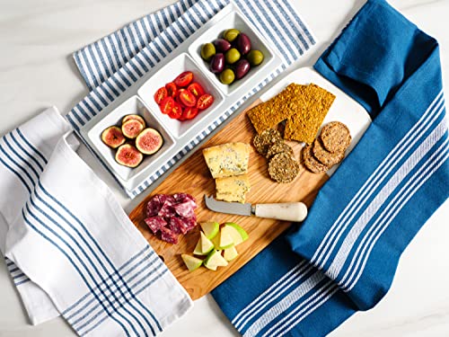 Kaf Home Soho Kitchen Dish Towel Set Of 10 | 18 X 28 Inch Tea Towels | Soft And Absorbent Mixed Set Of Flat Towels (Teal) #TOP1