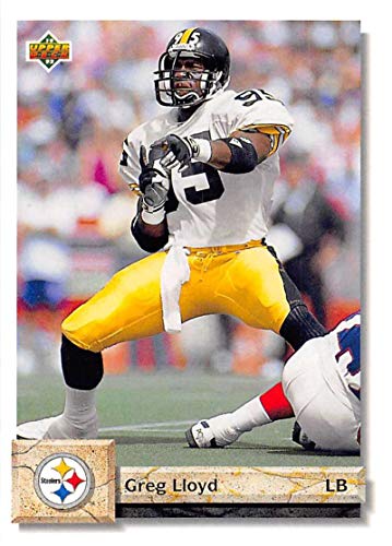 1992 Upper Deck #69 Greg Lloyd Pittsburgh Steelers NFL Football Card NM-MT