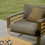IONIS Gartenlounge Set Aluminium & Teak Anthrazit