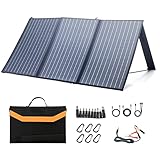 gopole usb power bank + solar charger Portable and foldable: the solar panel measures 540 x 360 mm (21.26 x 14.17 inches) when folded and 1230 x 540 x 5 mm (48.43 x 21.26 x 0.2 inches) when unfolded and weighs only 4 kg. In addition, the solar panel comes with a handle that makes it easier to carry outdoors.