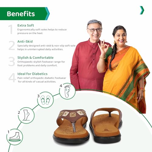 Image of ORTHO JOY doctor Slipper for women Fancy || Orthopedic Women's Fashion Slipper || Comfortable slippers