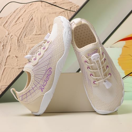 Image of Water Shoes for Men and Women, Barefoot Aqua Socks, Wide Fit Beach Swimming Pool Shoes, Anti-Slip Outdoor Walking Hiking Kayaking Diving Surfing
