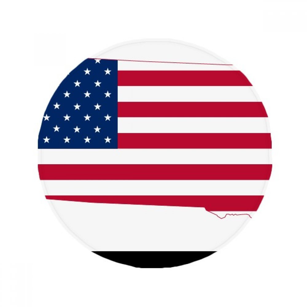 Tapis de salon et cuisine rond motif drapeau pour une décoration chaleureuse 80x80cm