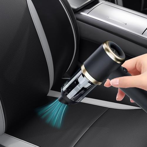 Aspirador de coche inalámbrico potente con filtro lavable recargable 4