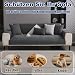 Sofa Überwurfdecke, Sofa Überzug, Sofabezug, Couchschoner, Überwurfdecken für Sofa, Hund Katze Sofa Überwurf, Couch Überzug L Form, Sofaschoner Rutschfest, Couch Bezüge, Dunkelgrau, 70*150CM