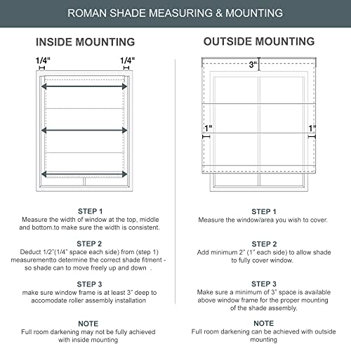 Madison Park Galen Cordless Roman Shades - Fabric Privacy Single Panel Darkening, Energy Efficient, Thermal Insulated Window Blind Treatment, For Bedroom, Living Room Decor, 35" X 64", Blue #TOP3