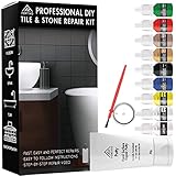 Tile Repair Kit Stone Repair Kit, Porcelain Repair Kit for Cracked Stone, Crack Chip Ceramic Floor, Tile Gap Filler, Repair Tile Paint, Granite Filler Repair & Laminate Floor Scratch Remover