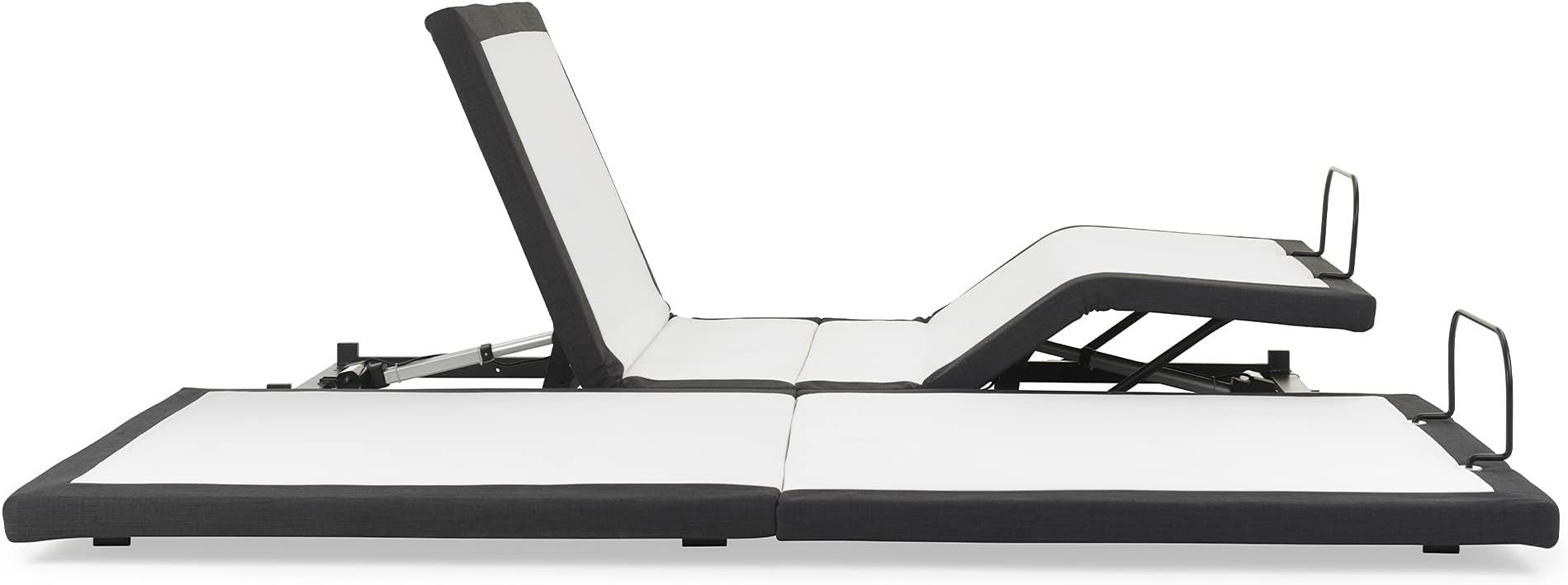 Blissful Nights z4 Adjustable Bed Frame for Storage Beds with Massage Anti-Snore, Zero G, USB Charging Station, Wireless Remote Head and Foot Incline and No Tools Required Assembly … (Split Cal King)