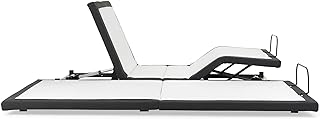 Blissful Nights z4 Adjustable Bed Frame for Storage Beds with Massage Anti-Snore, Zero G, USB Charging Station, Wireless Remote Head and Foot Incline and No Tools Required Assembly … (Split Cal King)