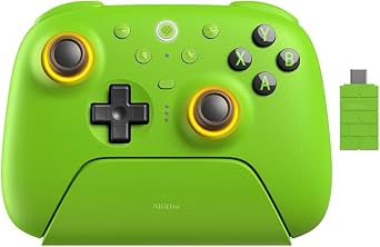 AKNES 8BitDo Ultimate 2 Kablosuz Kumanda, Windows/Android/Steam için, TMR Joysticks, 1000Hz Sorgulama Oranı, Dokunmatik/Salon Tetikleri, Hareket Kontrolü, L4/R4 ve 2 Programlanabilir Arka Düğme